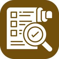 Profile Evaluation Icon Design vector