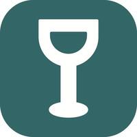 Wine Glassware Icon Design vector