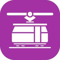Tram Car Icon Design vector