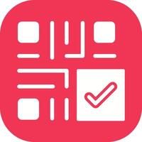 QR Code Checkout Icon Design vector