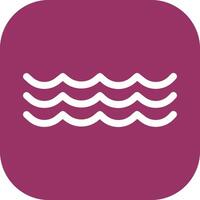 Water Wave Icon Design vector