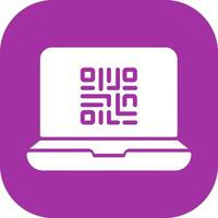 QR Code Scanner App Icon Design vector
