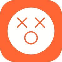 Dizzy Face Icon Design vector