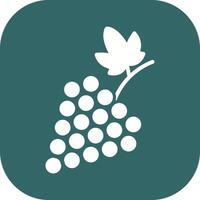 Grapes Icon Design vector