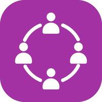 Supportive Community Icon Design vector