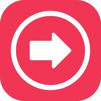 Right Arrow Icon Design vector