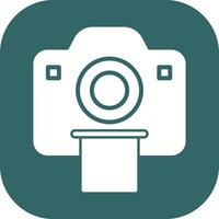 Polaroid Photos Icon Design vector