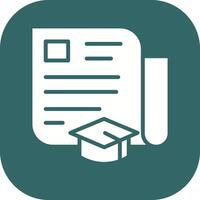 Journalism Education Icon Design vector