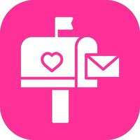 Mailbox with Mail Icon Design vector