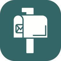 Mailbox Key Icon Design vector