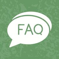 FAQ Section Icon Design vector