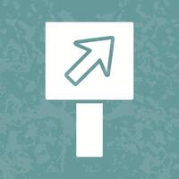 Diagonal Up Right Arrow Icon Design vector
