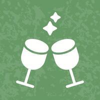 Wine Glasses Icon Design vector