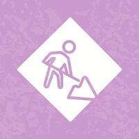 Construction Sign Icon Design vector