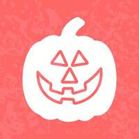 Jack-O-Lantern Icon Design vector