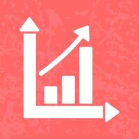 Chart Up Icon Design vector