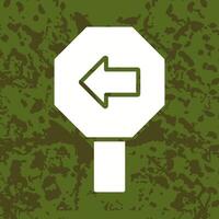 Left Arrow Icon Design vector