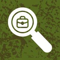 Job Hunting Icon Design vector