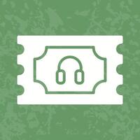 Support Ticket Icon Design vector
