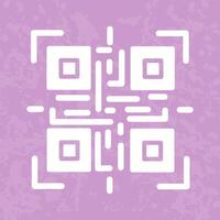 QR Code Reader Icon Design vector