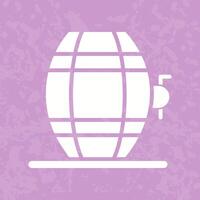 Wine Barrel Rack Icon Design vector