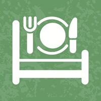 Breakfast in Bed Icon Design vector