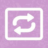 Repeat Button Icon Design vector