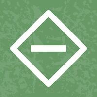 Minus Sign Icon Design vector