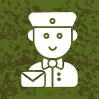 Mail Carrier Icon Design vector