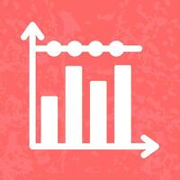Bar Chart Icon Design vector