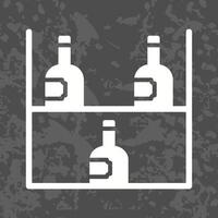 Wine Rack Icon Design vector