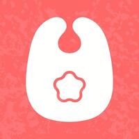 Cute Bibs Icon Design vector