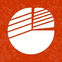Pie Chart Icon Design vector