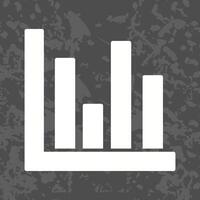 Bar Chart Icon Design vector