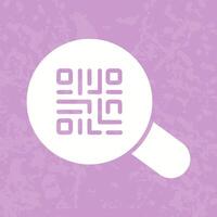 QR Code App Icon Design vector