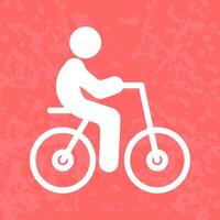 Person Biking Icon Design vector