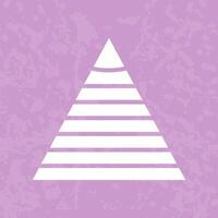 Pyramid Graph Icon Design vector