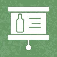 Wine Presentation Icon Design vector