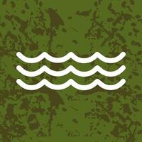 Water Wave Icon Design vector
