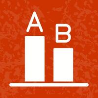 AB Testing Icon Design vector
