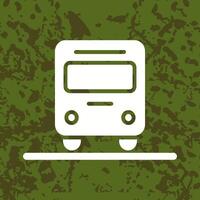Oncoming Bus Icon Design vector