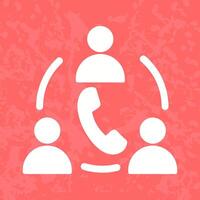 Contact Team Icon Design vector