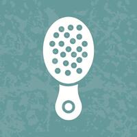 Baby Hairbrush Icon Design vector