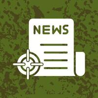 News Scoop Icon Design vector