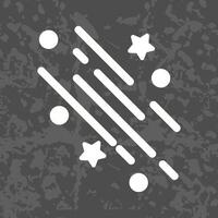 Party Streamers Icon Design vector