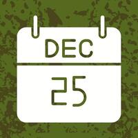 25 December Icon Design vector