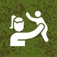 Mother and Son Icon Design vector