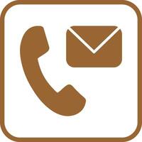 Contact Us Icon Design vector