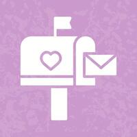 Mailbox with Mail Icon Design vector