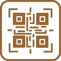 QR Code Reader Icon Design vector